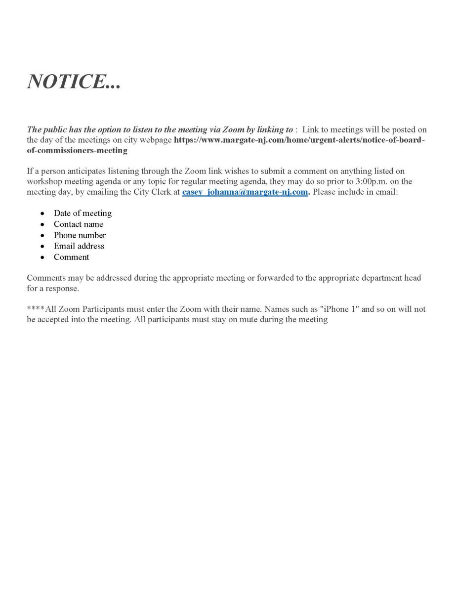 notice