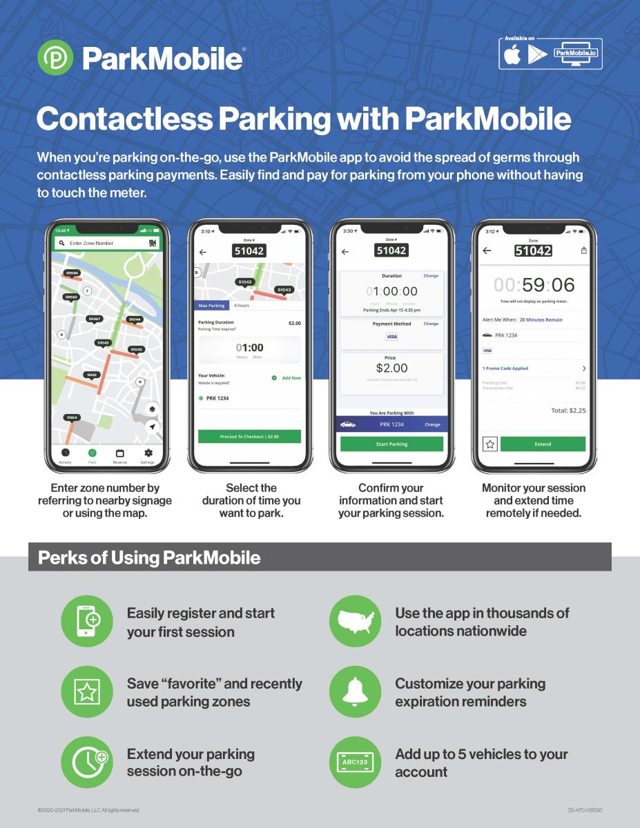Contactless Parking with ParkMobile